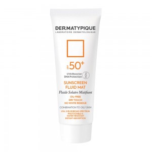 ضد آفتاب  فاقد چربی +SPF50 درماتیپیک(بی‌رنگ)