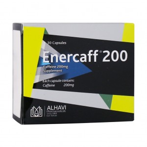 کپسول انرکاف کافئین 200 میلی گرم الحاوی 30 عددی