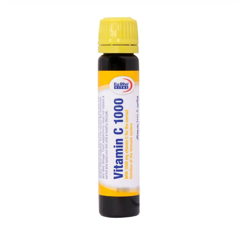 ویال خوراکی ویتامین C 1000 میلی گرم یوروویتال 6 عدد