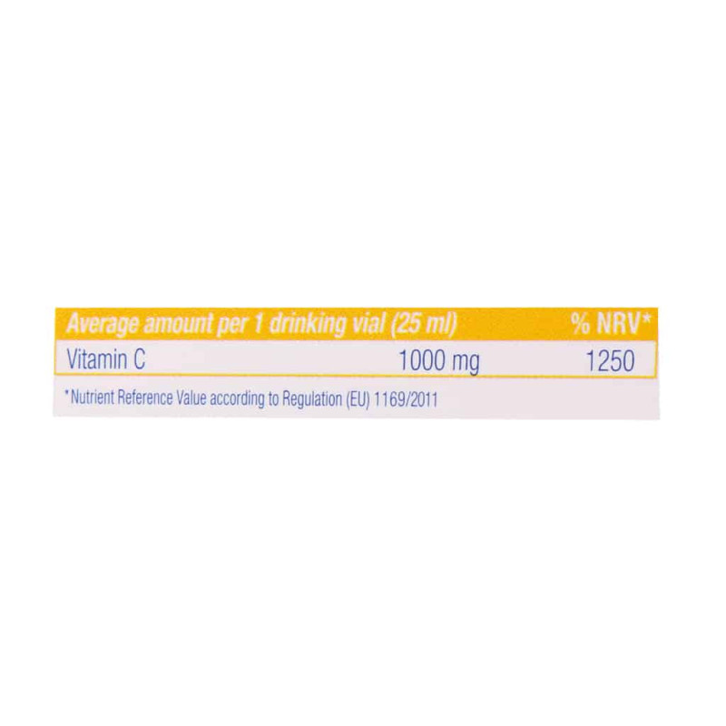 ویال خوراکی ویتامین C 1000 میلی گرم یوروویتال 6 عدد